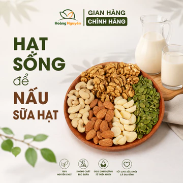 Hạt Dinh Dưỡng Sống Để Nấu Sữa Hạt Macca Hạnh Nhân Óc Chó Điều Hạt Bí Trọng Lượng 250g Cả Bì Hoặc 500g Cả Bì