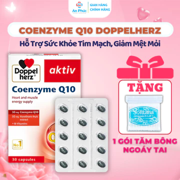 Coenzyme Q10 Doppelherz - Viên Uống Bổ Sung Coenzyme Q10 Và Vitamin Hỗ Trợ Sức Khỏe Tim Mach