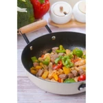 [ SVIP] Chảo gang tráng men thủ công La gourmet 24cm, chống dính tự nhiên an toàn sức khỏe — ảnh 8
