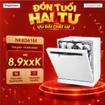 Máy Rửa Bát Nagakawa NK8D61M/NK8D01M/NMD9811 Chính Hãng Malaysia - 8 Bộ/16 Bộ - Sấy Khô Diệt Khuẩn - Bảo Hành 2 Năm — ảnh 1