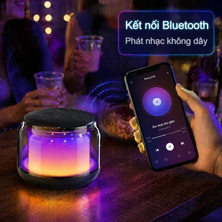Loa Bluetooth Mini Không Dây S300,Trứng Nhấp Nháy nghe nhạc,công nghệ blutooth 5.0 Tặng Kèm Dây