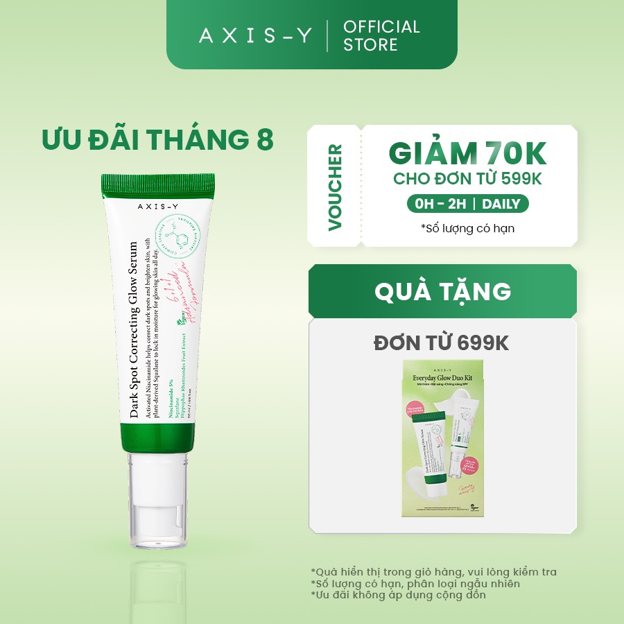 Tinh Chất Dưỡng Sáng & Giảm Thâm AXIS-Y Dark Spot Correcting Glow Serum 50ml