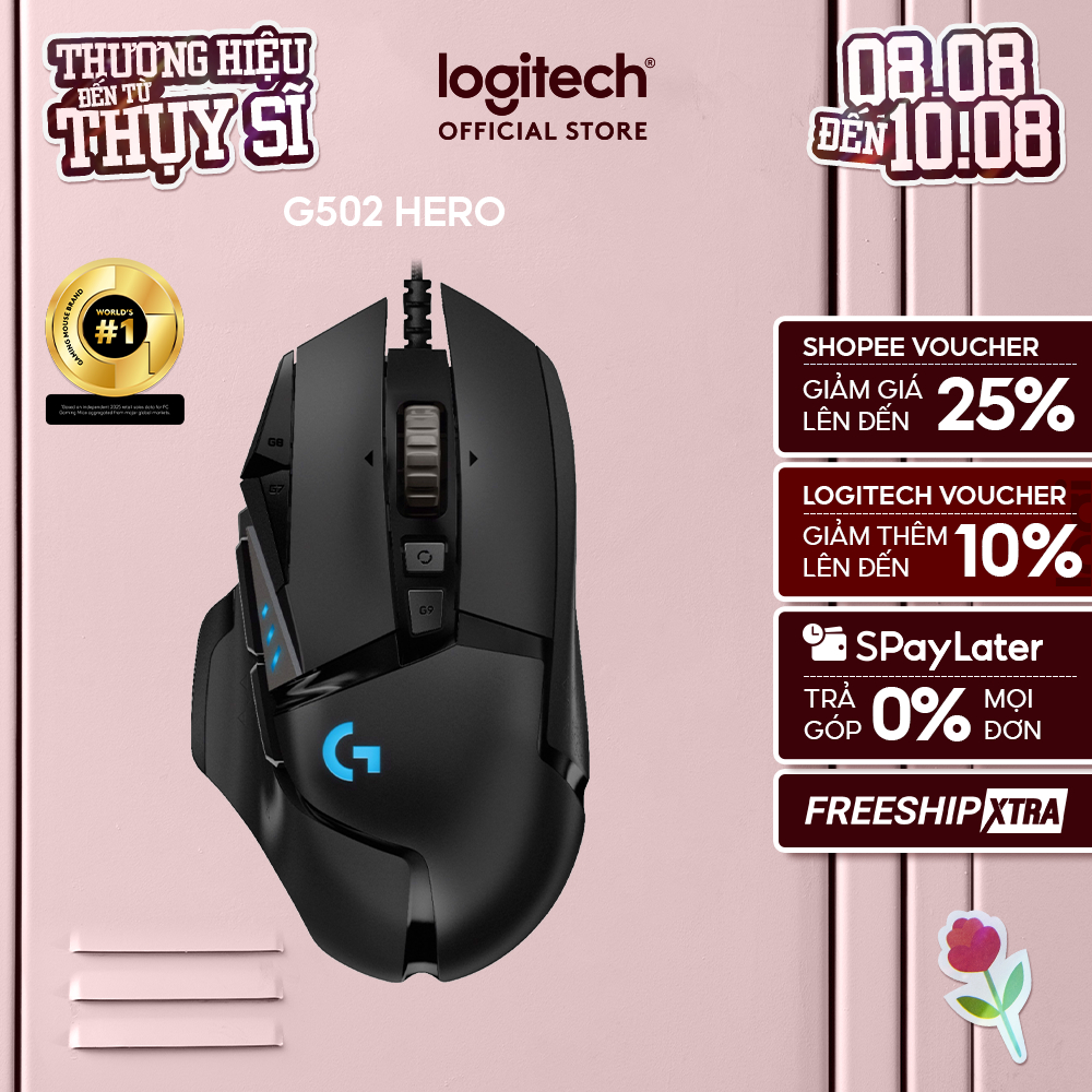 Chuột gaming Logitech G502 Hero