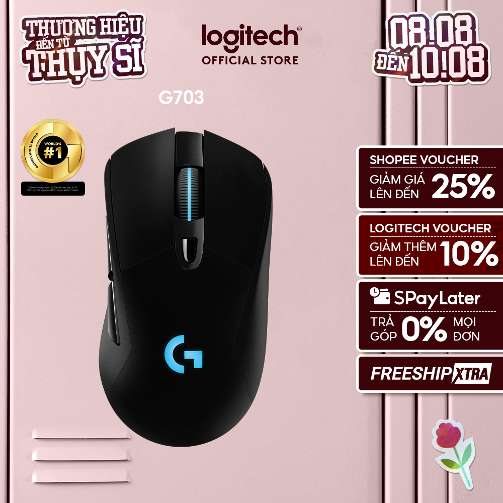 Chuột gaming không dây Logitech G703