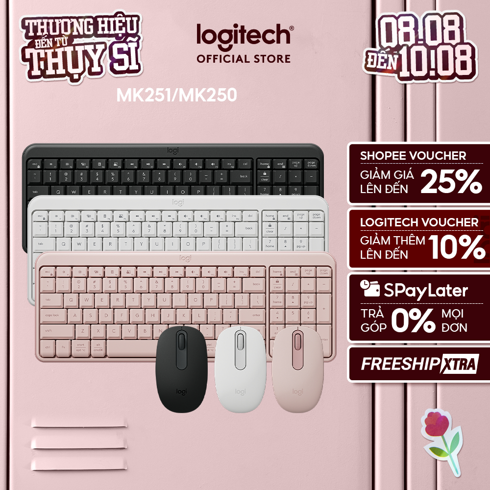 Combo Logitech MK250 MK251