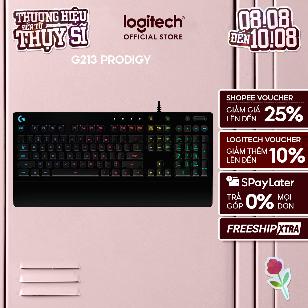 Bàn phím Logitech G213 Prodigy RGB