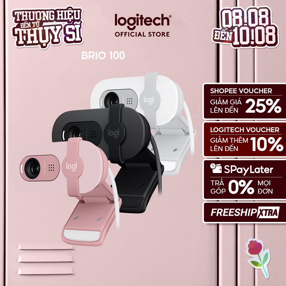 Webcam Logitech Brio 100