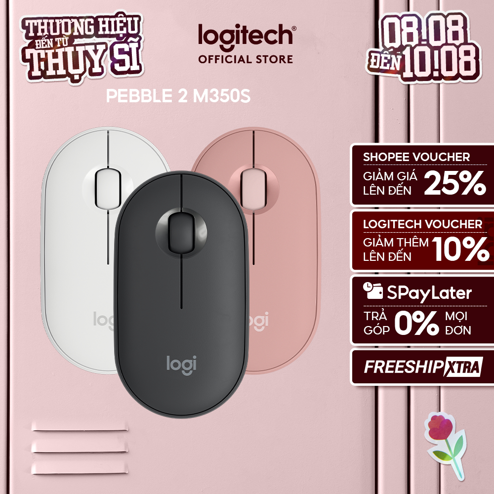 Chuột Logitech M350s Pebble 2 Silent