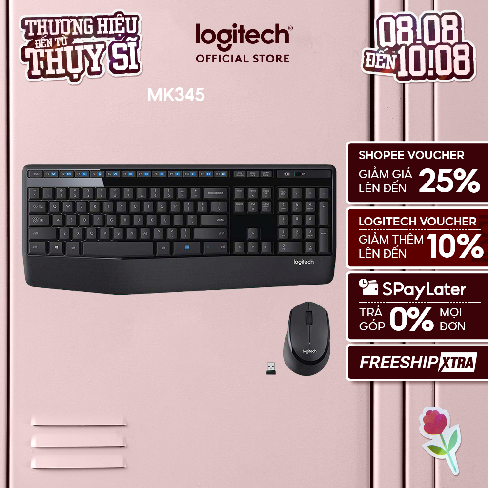 Bộ bàn phím và chuột Logitech MK345