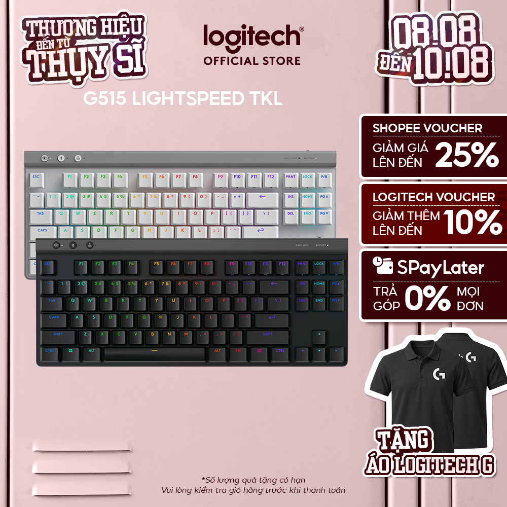 Bàn phím Logitech G515 LIGHTSPEED TKL