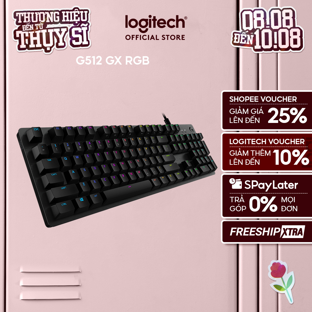 Bàn phím cơ Logitech G512 GX RGB