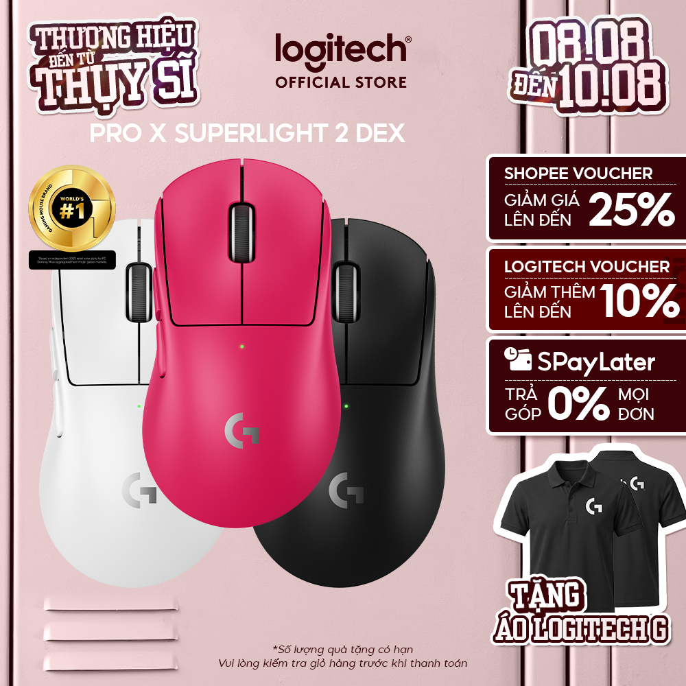Chuột Logitech G PRO X SUPERLIGHT 2 DEX