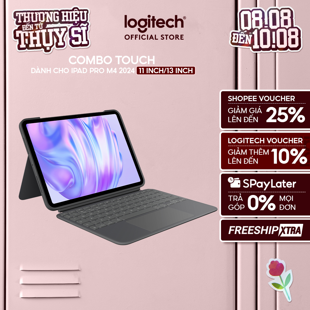 Logitech Combo Touch cho iPad Pro M4