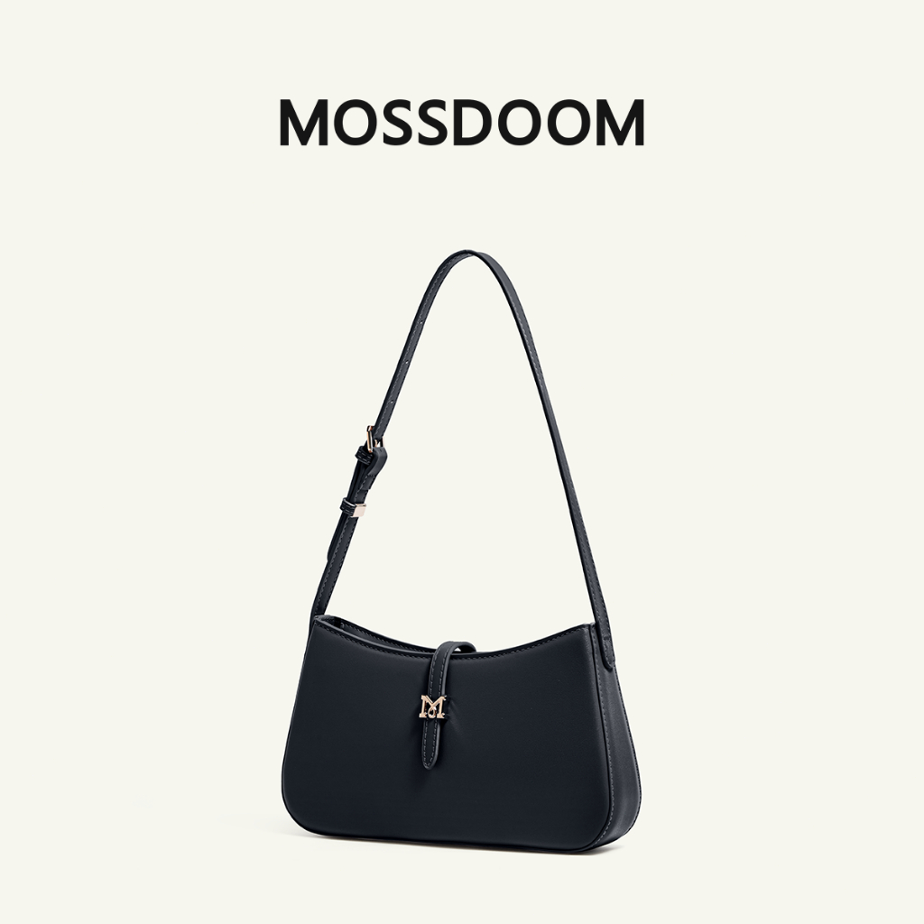 MOSSDOOM Eiraa Bag Túi đeo vai màu trơn thanh lịch dành cho nữ Thiết kế đơn giản và sành điệu