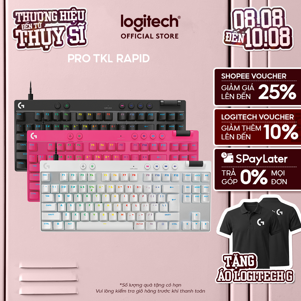 Bàn phím Logitech G PRO X TKL RAPID