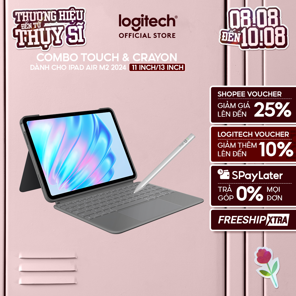 Logitech Combo Touch cho iPad Air