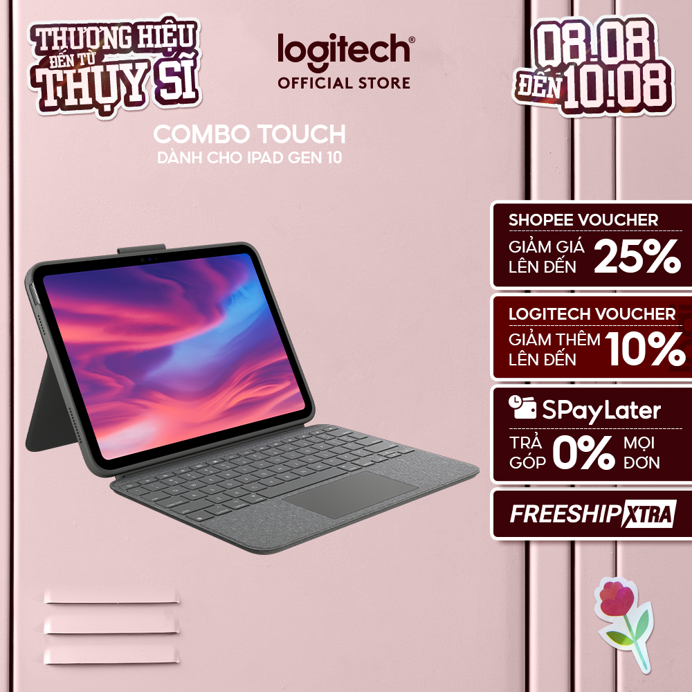 Logitech Combo Touch cho iPad Gen 10