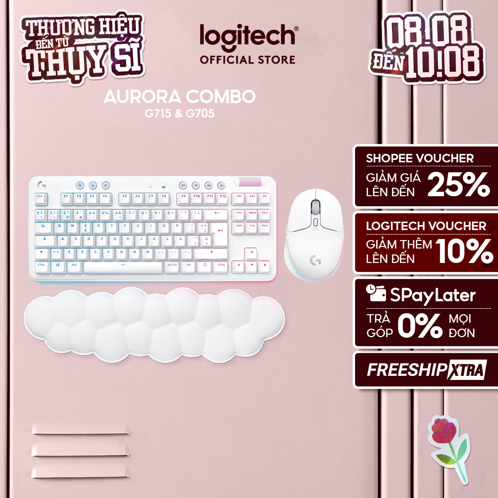 Combo Logitech G Aurora G715 và G705