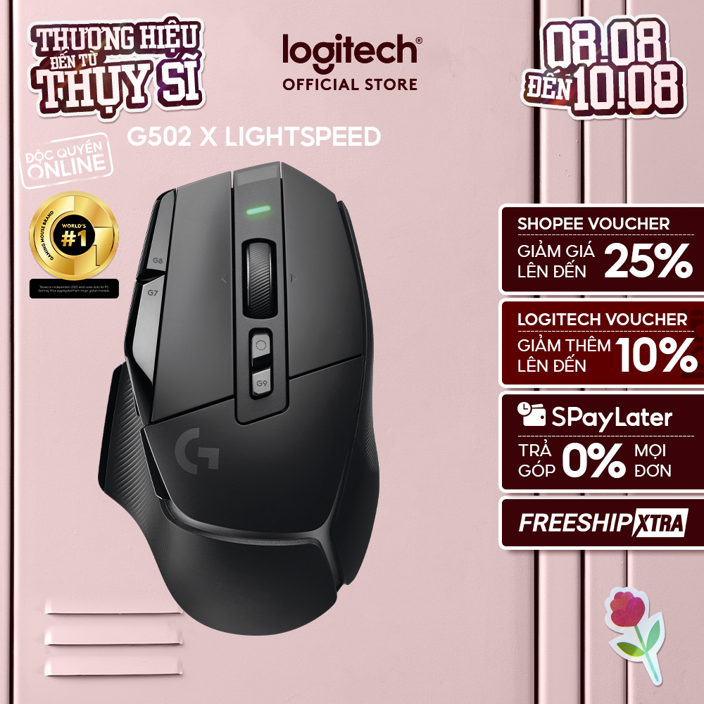 Chuột Logitech G G502 X LIGHTSPEED