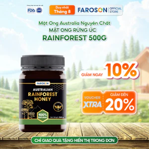 Mật Ong Rừng Nguyên Chất Faroson Australian Rainforest 500G
