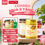 [Combo Tắc-Nghệ-Gấc] Lạc Yên Foods Gồm Tắc Gừng Mật Ong 450 + Nghệ Mật Ong 380 + Gấc Chanh Dây 600 — ảnh 1