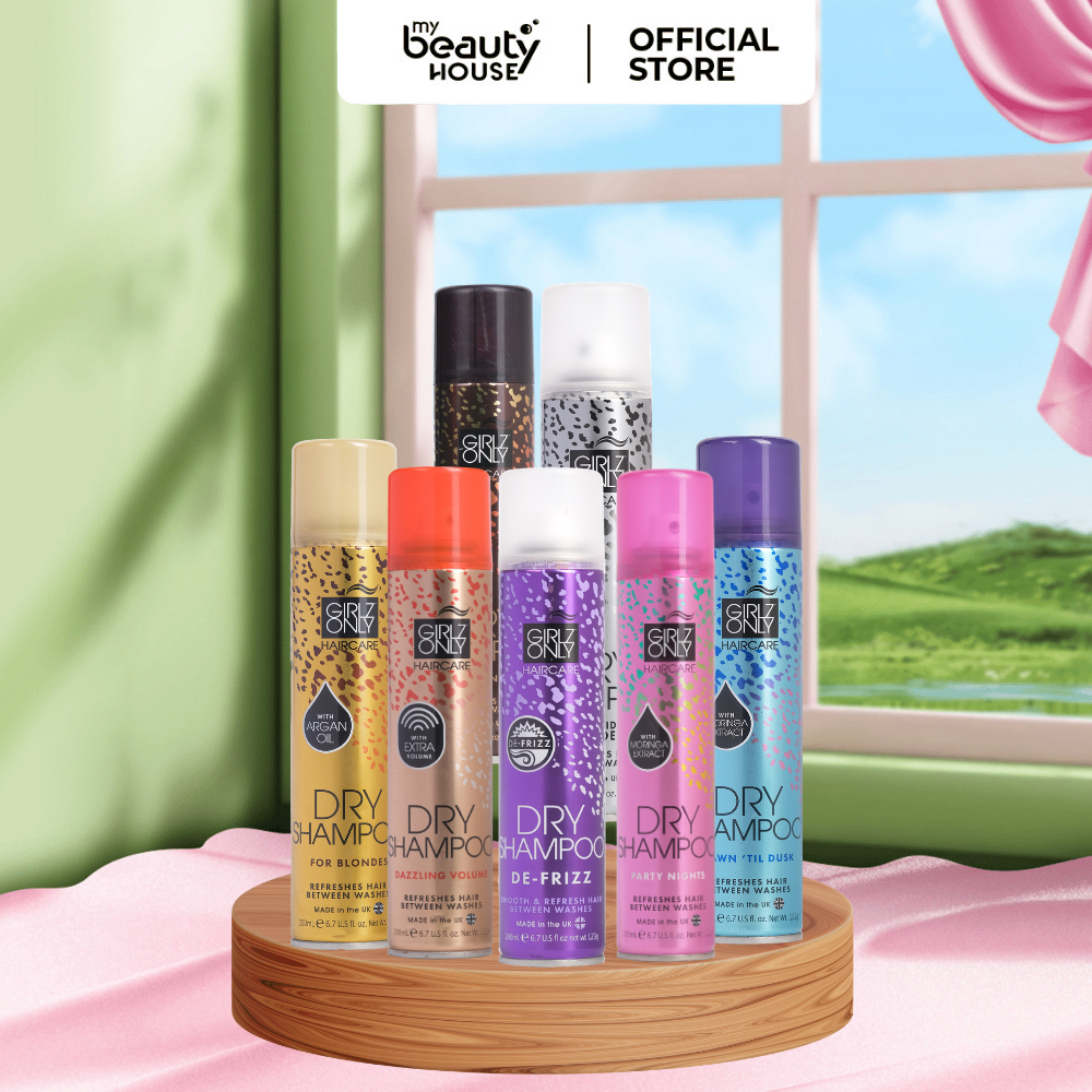 DẦU GỘI KHÔ GIRLZ ONLY DRY SHAMPOO 200ML, phồng tóc gấp đôi chỉ sau 10s lưu hương dài lâu