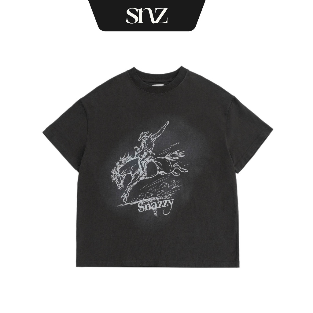 Áo Thun Boxy SNAZZY Unisex Nam Nữ Chất Liệu Cotton Chính Hãng - PHANTOM RIDER TEE | BigBuy360 - bigbuy360.vn