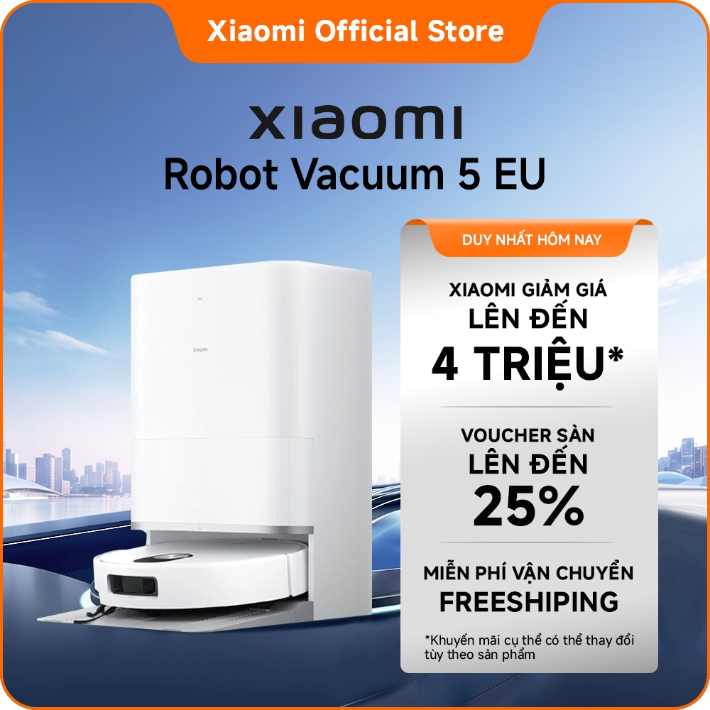 Robot hút bụi lau nhà Xiaomi Vacuum 5