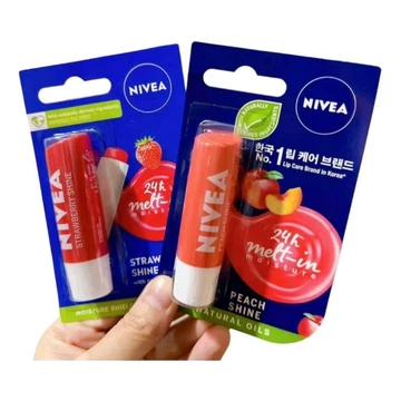 Son Dưỡng NIVEA Peach Shine Sắc Cam Hương Đào 4.8g