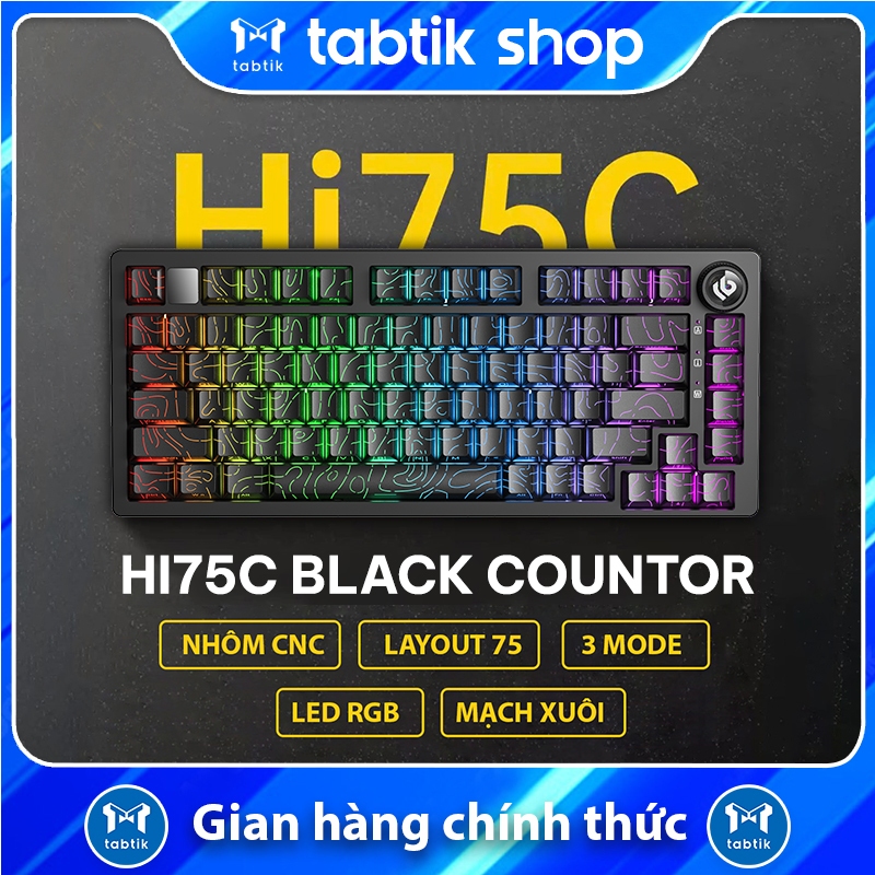 Bàn phím cơ leobog Hi75C Pro Nhôm (3 Mode | Hot Swap | 4000mah) | BigBuy360 - bigbuy360.vn