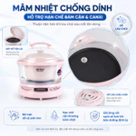 Nồi Chưng Yến BENNIX BN-07SLC Nồi Nấu Chậm Mini 0,7L Công Suất 100W Men Sứ Cao Cấp Bảo Hành 24 Tháng — ảnh 6