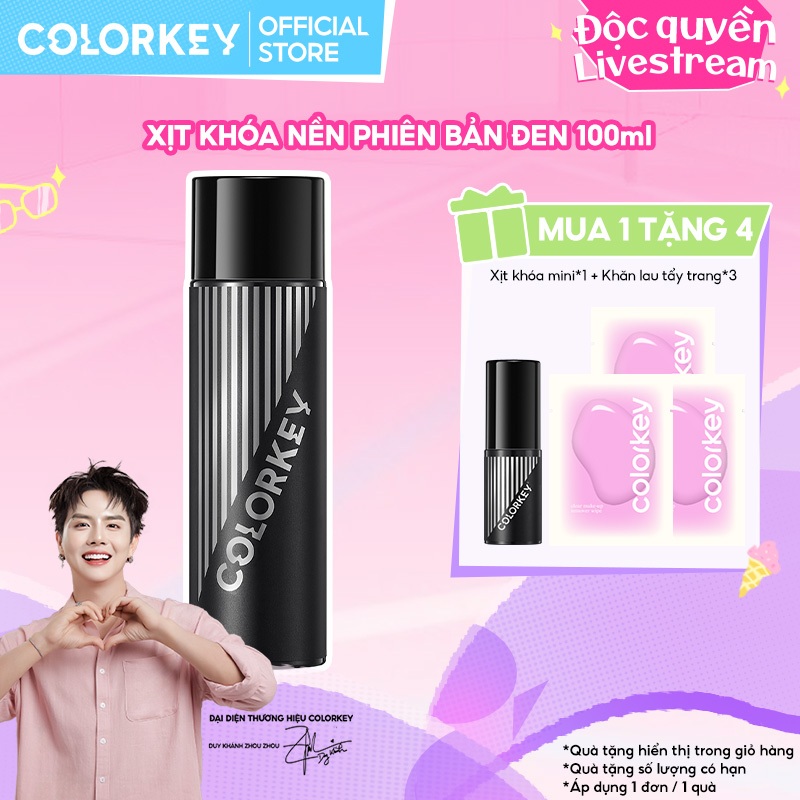 Xịt Khóa Makeup COLORKEY Giúp Cố Định Lớp Trang Điểm Công Thức Cải Tiến Dung Tích 100ml