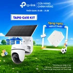 Camera An Ninh Wi-Fi Ngoài Trời 2K 3MP TP-Link Tapo C610 KIT | PIN Năng Lượng Mặt Trời, AI Theo Dõi, Quay 360° — ảnh 1
