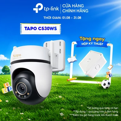 Camera Giám Sát Ngoài Trời TP-Link Tapo C530WS – 3K 5MP, Quay Quét 360, Nhận Diện AI Thông Minh