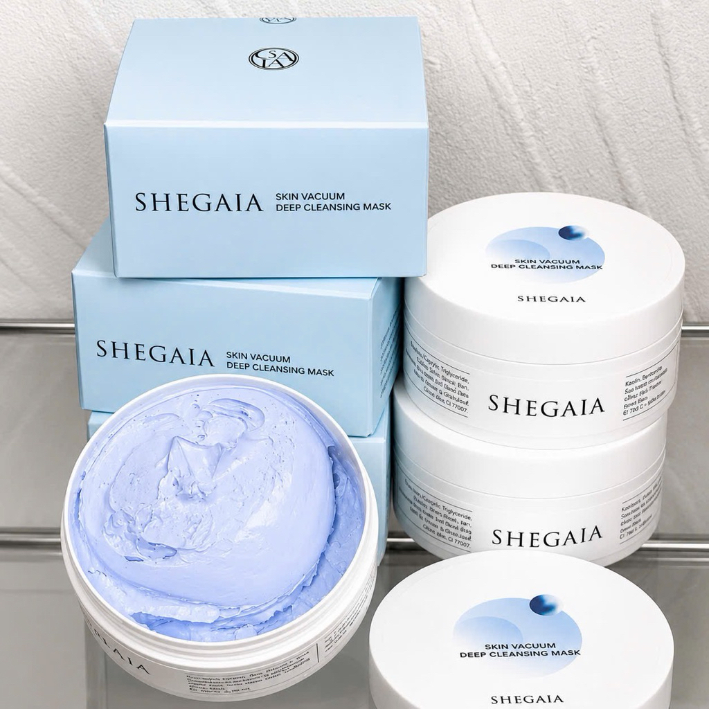 Mặt Nạ Bùn Shegaia Skin Vacuum Deep Clearing Mask Làm Sạch Sâu, Se