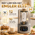 Máy làm sữa hạt đa năng Engler EL25 lưỡi dao 12 cánh siêu bền, chống ồn, dung tích lớn 1500mL, 10 chức năng — ảnh 1