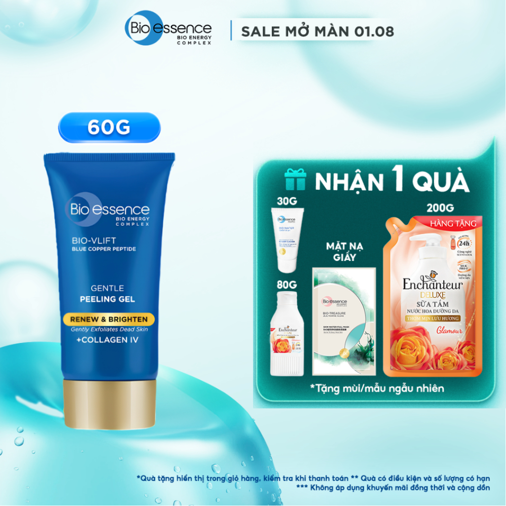 Gel Tẩy Tế Bào Chết Bio-essence Dưỡng Da Tươi Trẻ 60g