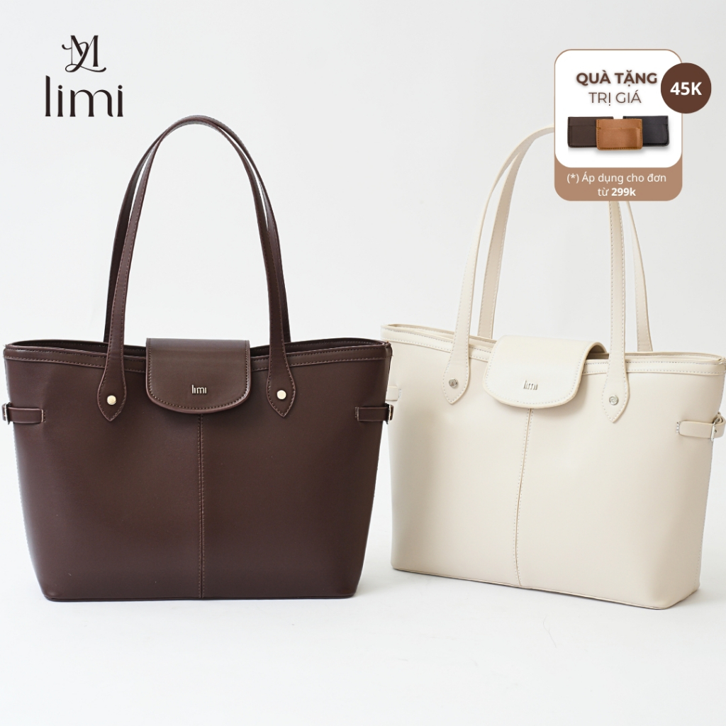 Túi công sở nữ da LIMI (3 màu) đeo vai thanh lịch đựng vừa lap 15.6 inch đi dạy TAMMY | BigBuy360 - bigbuy360.vn
