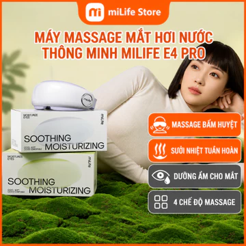 Máy massage mắt bấm huyệt miLife E4 Pro/ Máy massage mắt Jeeback E10 nâng cấp massage túi khí 3D