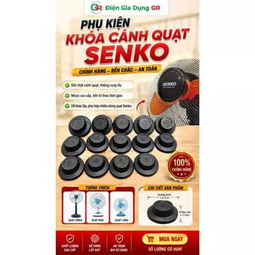 Khóa Cánh Quạt Senko Chính Hãng - Núm Siết Cánh Quạt Thay Thế Cho Quạt Đứng, Quạt Bàn, Quạt Lửng