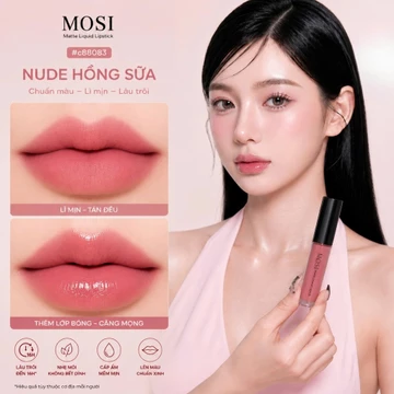 Combo 2 Son Kem Nhung Lì Không Lộ Vân Môi Mềm Mịn Lâu Trôi Đánh Lòng Môi Full Môi Đều Đẹp