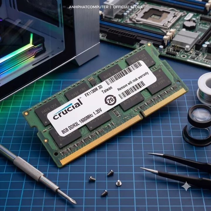 RAM Laptop 8GB DDR3L Bus 1600MHz – Hàng Tháo Máy Đã Test Kỹ, Nâng Cấp Dễ Dàng Cho Laptop, MacBook