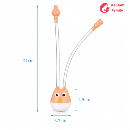 Dụng cụ hút mũi đầu silicon siêu mềm, an toàn cho bé