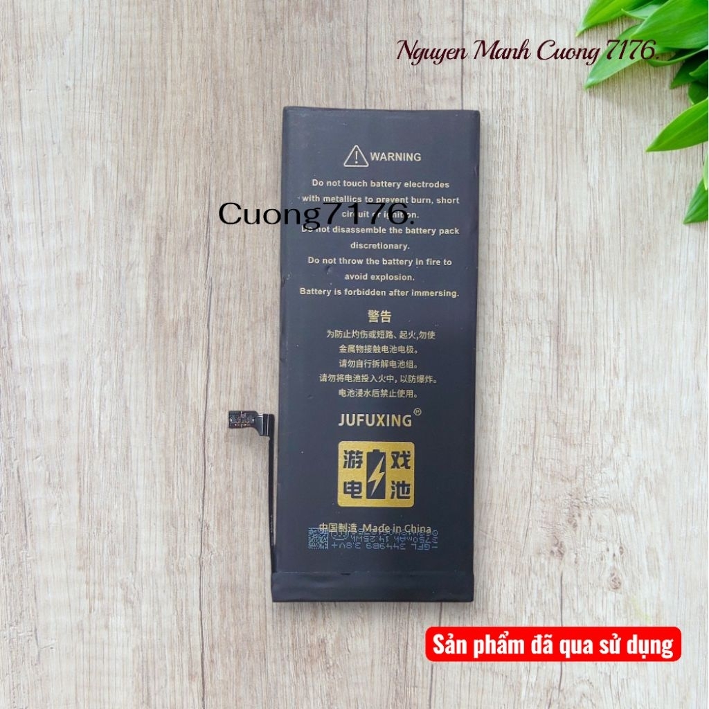 Pin Dung Lượng Cao (3800mAh) Đã Qua Sử Dụng Còn 100% Dành Cho 6 Plus Hãng JUFUXING | BigBuy360 - bigbuy360.vn