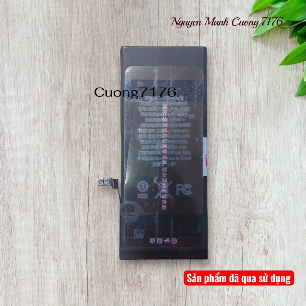 Pin Dung Lượng Cao (3830mAh) Đã Qua Sử Dụng Còn 100% Dành Cho 6 Plus (Không Logo) | BigBuy360 - bigbuy360.vn