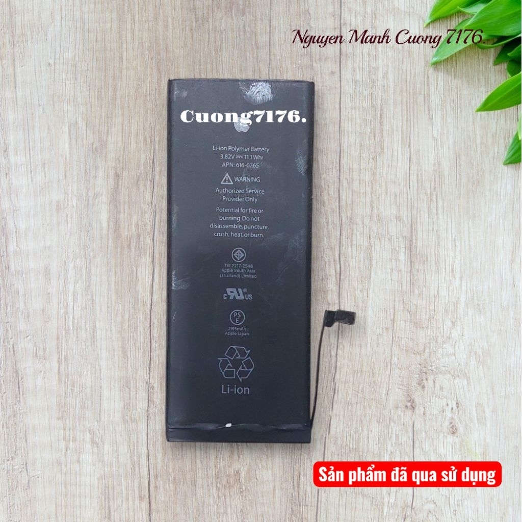 Pin Tiêu Chuẩn (2915) Đã Qua Sử Dụng Còn 100% Dành Cho 6 Plus (Có Logo)