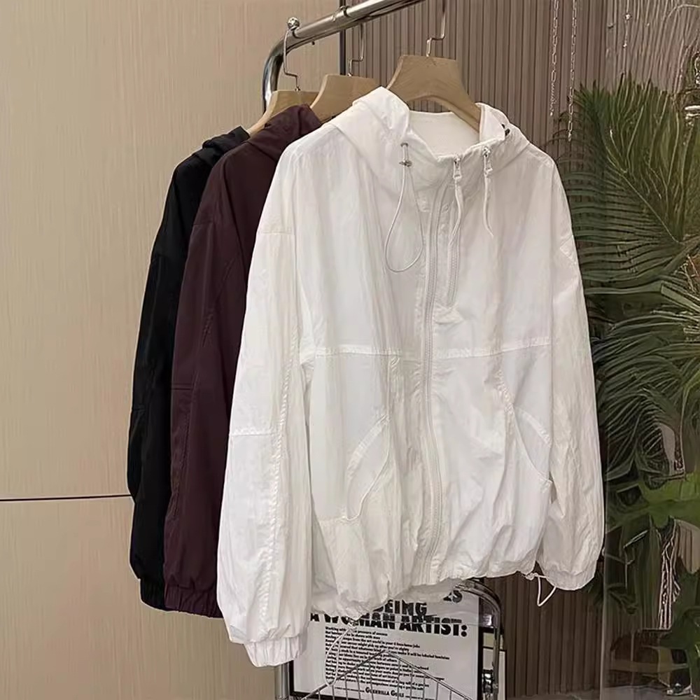 Áo Gió Nữ 2 Lớp Cao Cấp Chất Dù Nhăn Chống Gió Chống Nước Thiết Kế Bo Chun Tiện Lợi Phù Hợp Hoạt Động Ngoài Trời | BigBuy360 - bigbuy360.vn