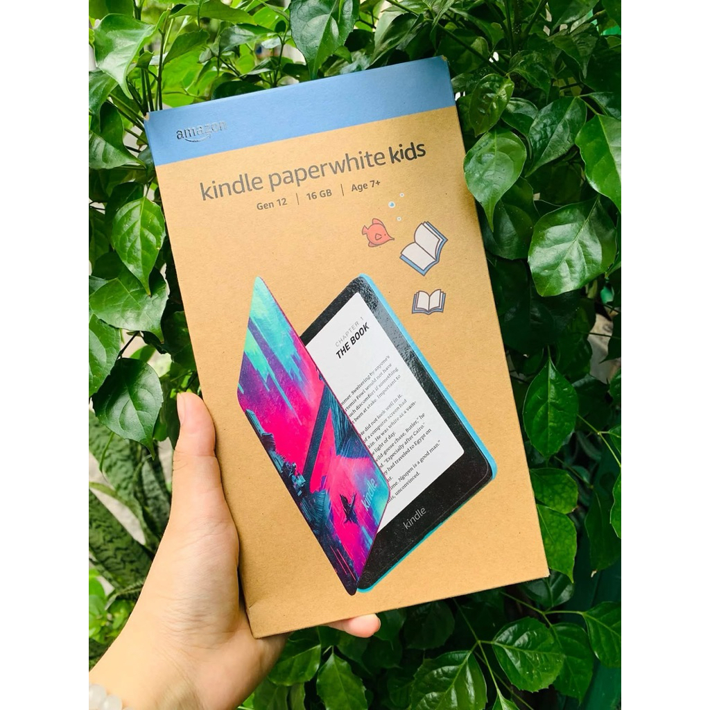 Máy đọc sách Kindle paperwhite 5 và 6 Kids (2021 / 2024) / Kèm bao da chính hãng | BigBuy360 - bigbuy360.vn