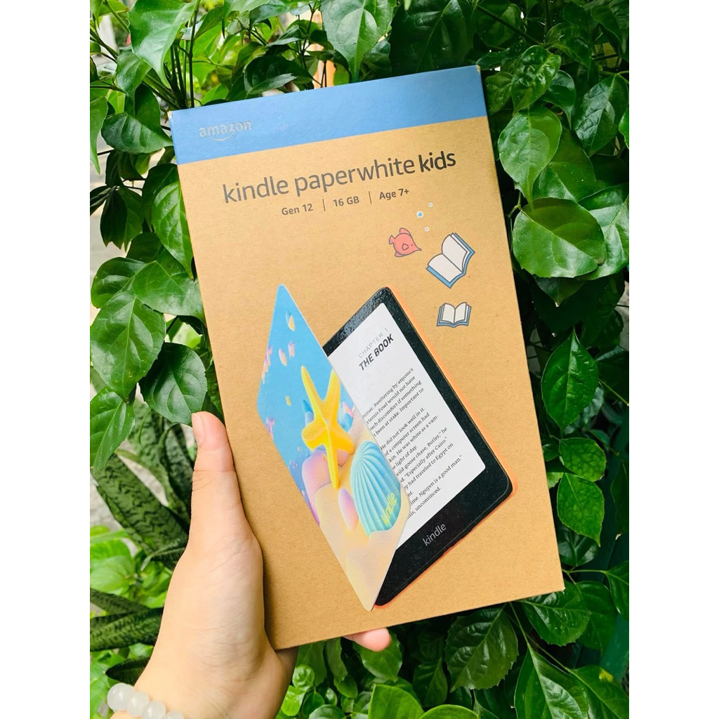 Máy đọc sách Kindle paperwhite 5 và 6 Kids (2021 / 2024) / Kèm bao da chính hãng | BigBuy360 - bigbuy360.vn