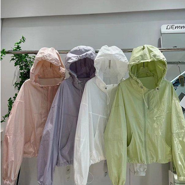 Áo Gió Nữ 2 Lớp Cao Cấp Chất Dù Nhăn Chống Gió Chống Nước Thiết Kế Bo Chun Tiện Lợi Phù Hợp Hoạt Động Ngoài Trời | BigBuy360 - bigbuy360.vn